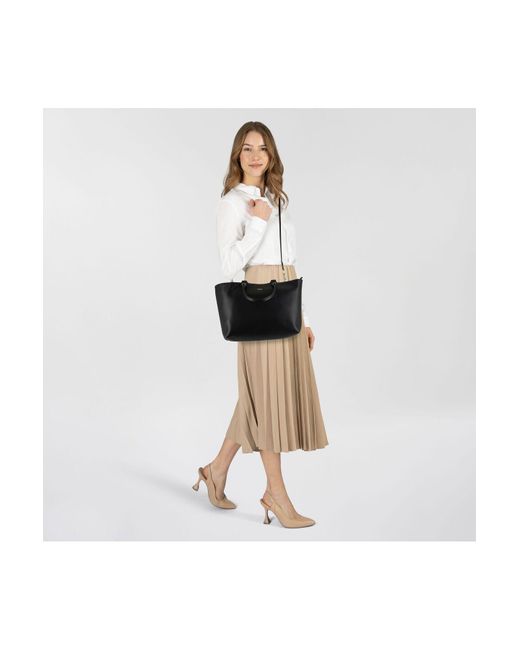 Replay Black Shopper Tasche 45 Cm Für Damen
