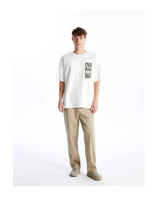 LC Waikiki Gabardine-Hose – Bequeme Passform Für Herren in White für Herren