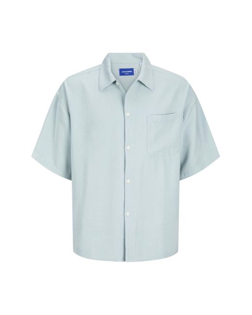 Jack & Jones Hemd wide fit hemd in Blue für Herren