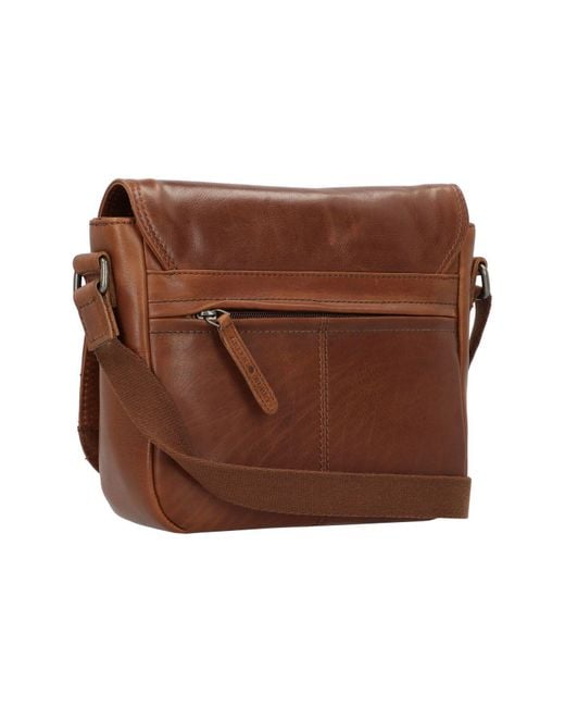 Greenburry Brown Vintage Umhängetasche Leder 26 Cm Für Damen