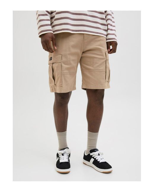 Jack & Jones Shorts Mit Entspannter Passform Cargo-Passform Shorts Mit Entspannter Passform Für Herren in Natural für Herren