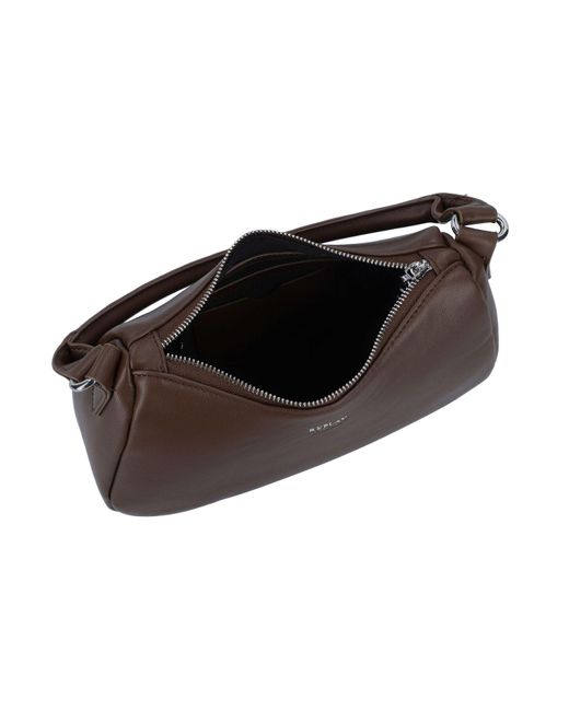 Replay Brown Handtasche 25.5 Cm Für Damen