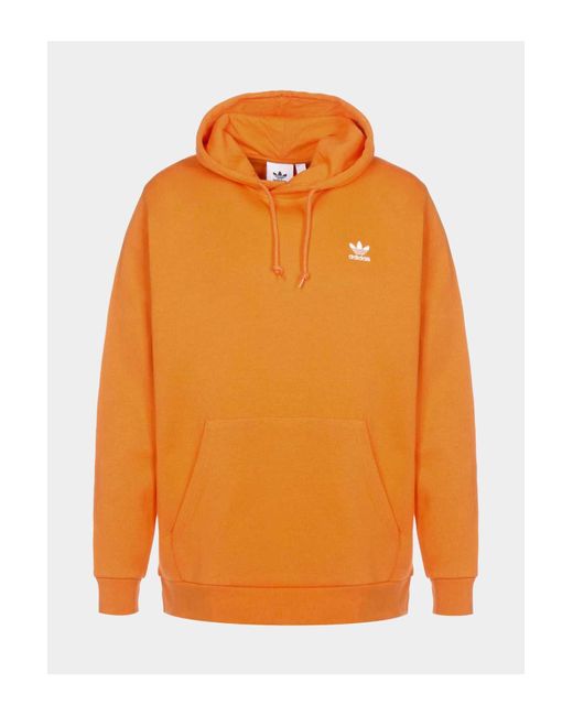 Adidas Essential hoodie in Orange für Herren