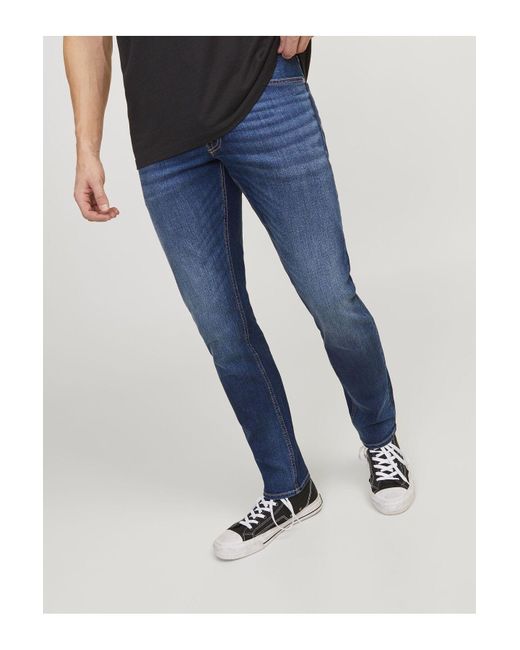 Jack & Jones Dar Kesim Kot Pantolon Jjiwhglenn Jjoriginal Ge 682 50Sps Dar Kesim Kot Pantolon Für Herren in Blue für Herren