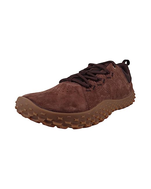 Merrell Laufschuhe Halbschuhe Wanderschuhe Wrapt Hiker Barefoot J007103 Mole Leder Mit Für Herren in Brown für Herren