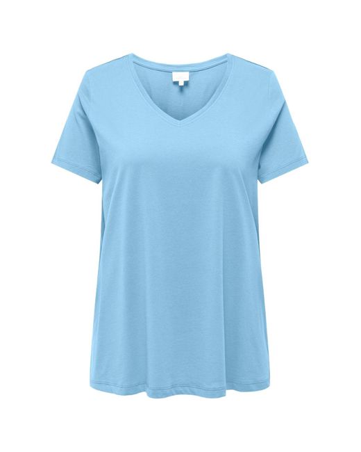 Only Carmakoma Blue T-shirt regular fit
