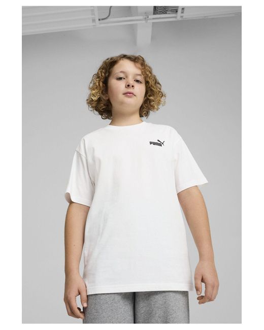 PUMA Ess Small No. 1 Logo Relaxed T-Shirt Für Herren in White für Herren