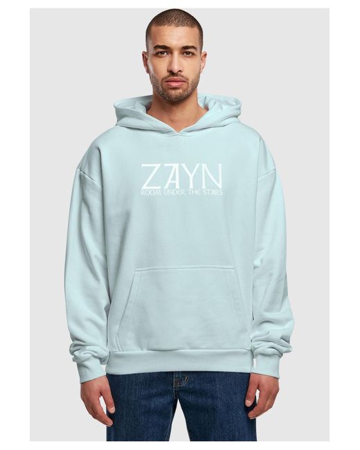 Merchcode Zayn – Indigoblauer, Ultraschwerer Kapuzenpullover Für Herren in Blue für Herren