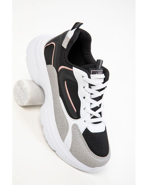 Soho Black Schwarz-Pulver Sneaker Für Damen