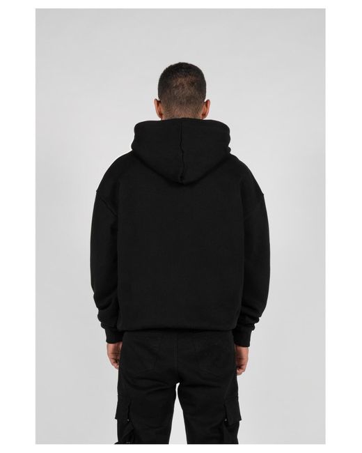 MJ Gonzales Männer Vintage Der Ams V.1 Ağır Kapüşonlu Büyük Boy Temel V.4 Für Herren in Black für Herren