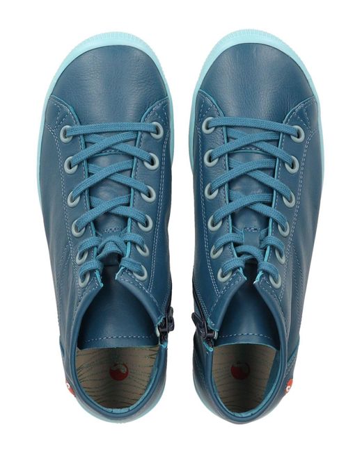 Softinos Blue Sneaker flacher absatz