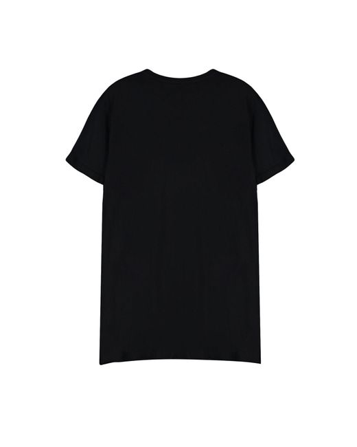 Trendyol Gray Schwarz-khakifarbenes 2er-pack kurzärmliges basic-strick-t-shirt mit rundhalsausschnitt und schlitzdetails