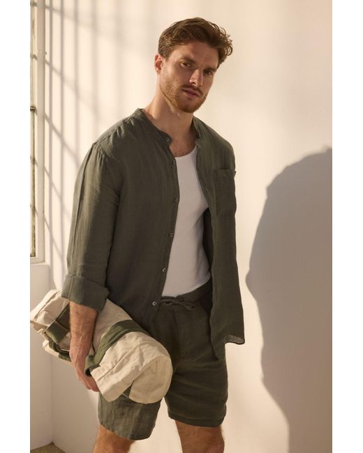 Trendyol Khakifarbenes Hemd in Gray für Herren