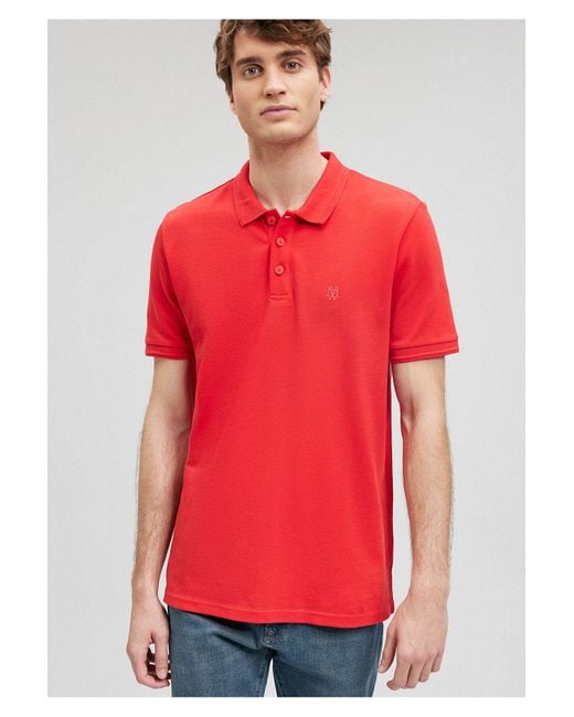 Mavi Es polo-t-shirt slim fit / slim fit-70471 in Red für Herren