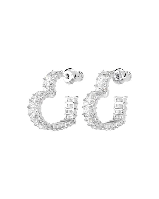 Swarovski Multicolor Matrix Silberfarbene Ohrringe 5653170 Für Damen