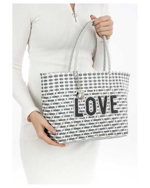EMILY & NOAH White Shopper E&N Edda Für Damen