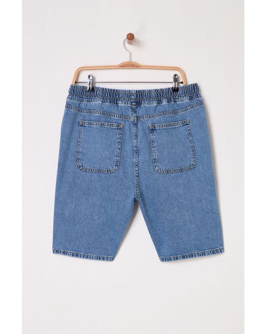 Trendyol Blaue Denim-Shorts Und Bermudas Mit Normaler Passform Für Herren in Blue für Herren