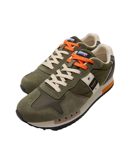 Blauer Sportschuhe Queens Turnschuh Für Herren in Green für Herren