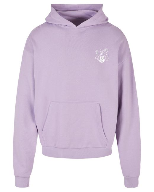 Merchcode Flower Bloom Kapuzenpullover Für Herren in Purple für Herren
