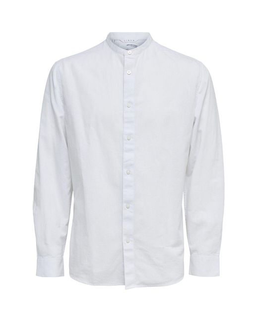 SELECTED Hemd Langärmeliges Für Herren in White für Herren