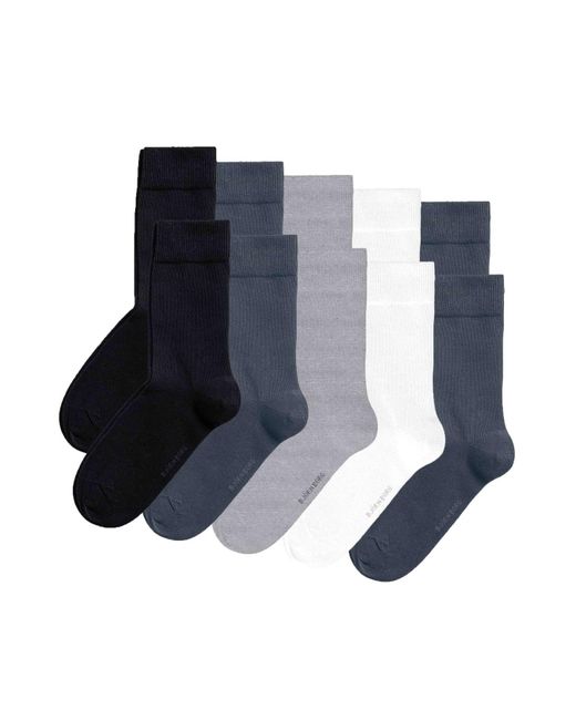 Björn Borg Socken, 10er pack essential ankle sock, strümpfe, socken, baumwolle, einfarbig in Blue für Herren