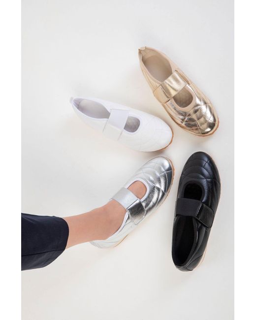 Soho White Silberner Sneaker Für Damen