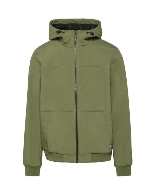 Qs By S.oliver Softshelljacke Mit Kapuze Für Herren in Green für Herren