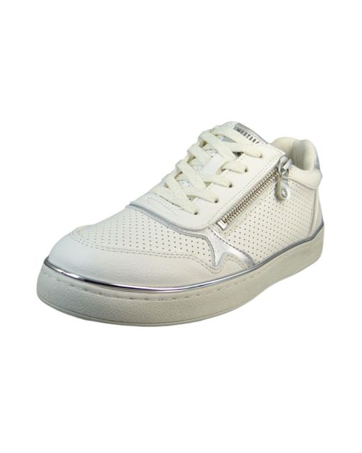 Mustang White Low Sneaker Low Top 1300313 1 Weiss Kunstleder Für Damen