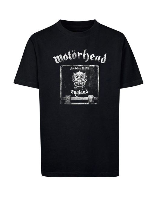 Merchcode Kids motorhead no sleep at all basic t-shirt in Black für Herren
