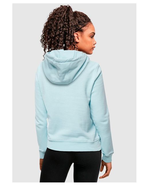 Merchcode Blue The Powerpuff Girls Outline Basic Kapuzenpullover Für Damen