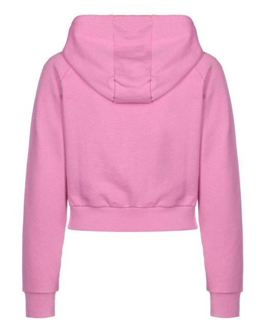 Adidas Pink Cropped hooded zipper