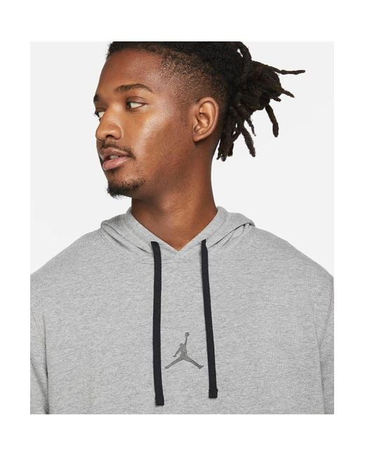 Nike Jordan Air Dri-Fit Fleece Sweatshirt – Kapuzenpullover, – Für Herren in Gray für Herren