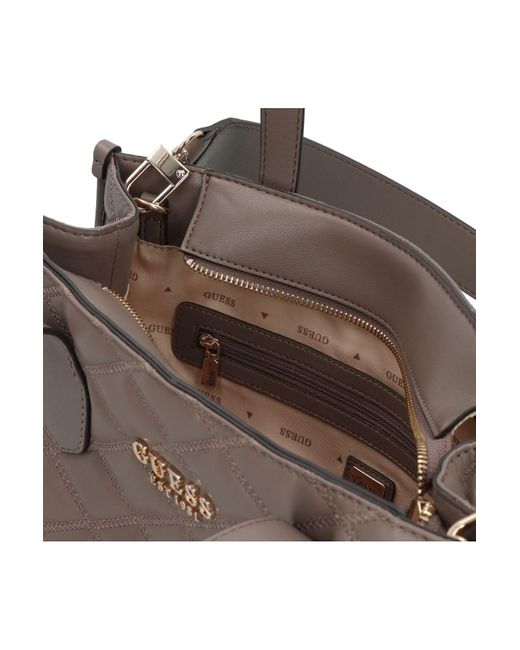 Guess Brown Tamsin Schultertasche 34 Cm Für Damen