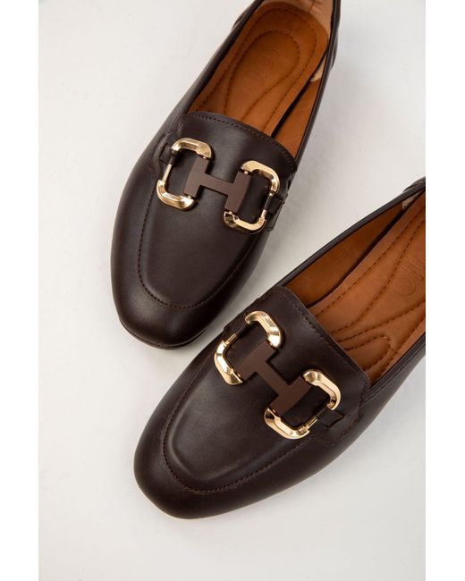 Soho Natural Modell Braune Ballerinas Für Damen