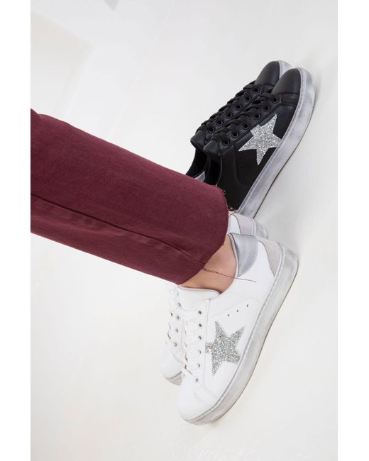 Soho White Weißer Sneaker Für Damen