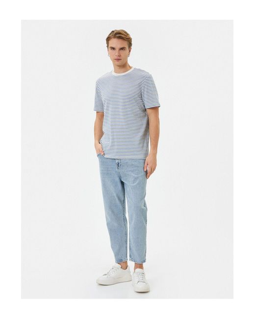 Koton Lockere Passform, Lockere Jeans – Steve Jean Für Herren in Blue für Herren