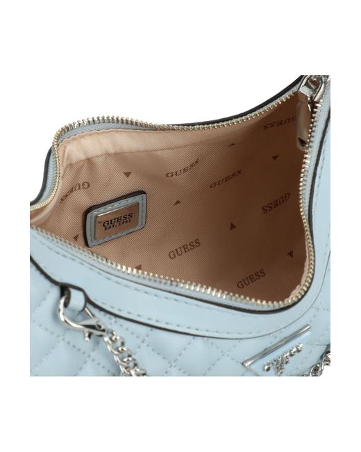 Guess Blue Everlee Schultertasche 28 Cm Für Damen