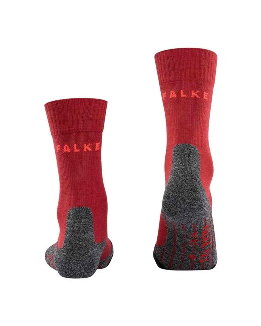 Falke Red Socken 2er pack trekkingsocken tk 2, ergonomic, merinowoll-mix