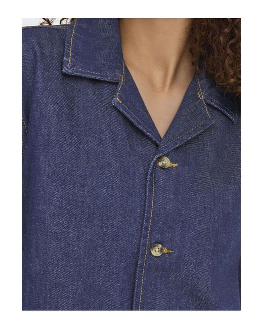 ONLY Blue Jeanshemd Onlellis Jeanshemd Für Damen