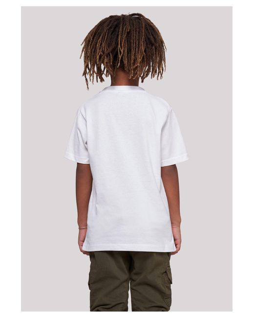 F4NT4STIC White Kinder Dc Comics The Flash Lightning Bolts And Flash With Kids Basic Tee