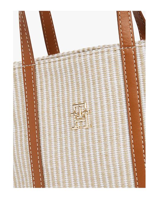 Tommy Hilfiger Natural Th Premium Beach Le Mini Tote Für Damen
