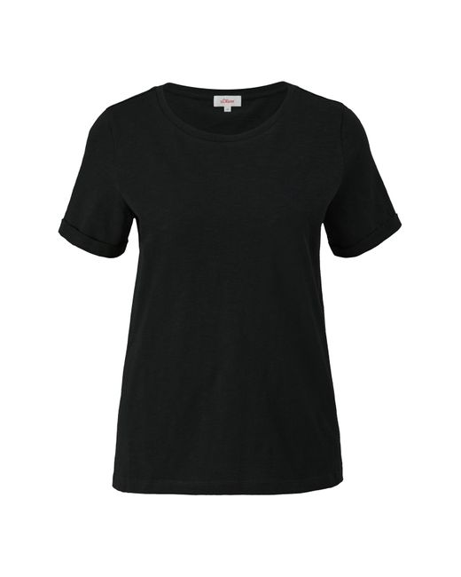S.oliver Black T-shirt mit seitennähten