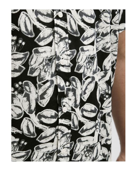 Jack & Jones Hemd Plus Size Wide Fit Hemd Für Herren in Black für Herren