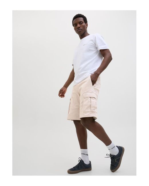 Jack & Jones Shorts Mit Entspannter Passform Cargo-Passform Shorts Mit Entspannter Passform Für Herren in Natural für Herren
