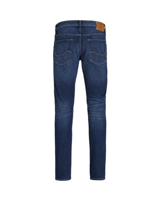 Jack & Jones Dar Kesim Kot Pantolon Jjiwhglenn Jjoriginal Ge 682 50Sps Dar Kesim Kot Pantolon Für Herren in Blue für Herren