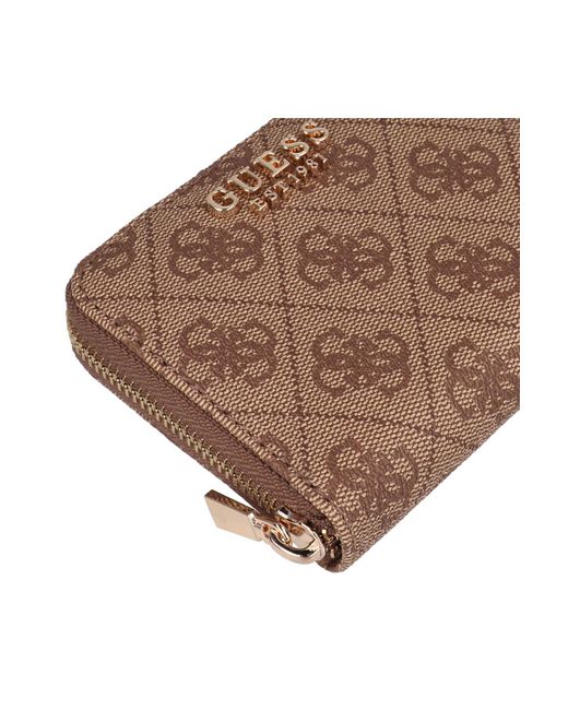 Guess Brown Laurel Ii Geldbörse 11 Cm Für Damen