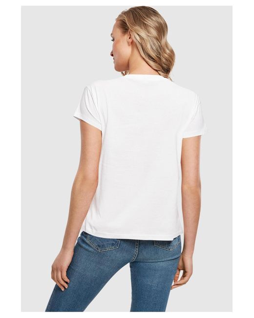 Merchcode White Ladies Zayn – Quad Collage Box Tee Für Damen