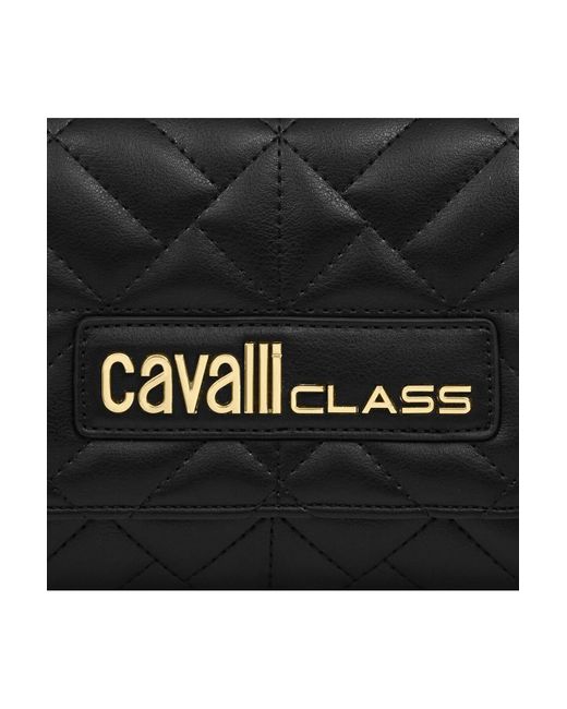 Class Roberto Cavalli Black Umhängetasche unifarben