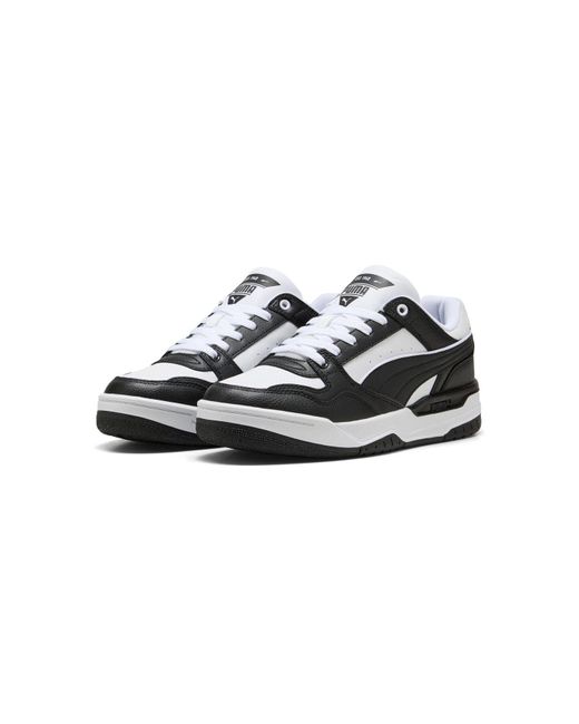 PUMA Black Rebound Retro Sneakers