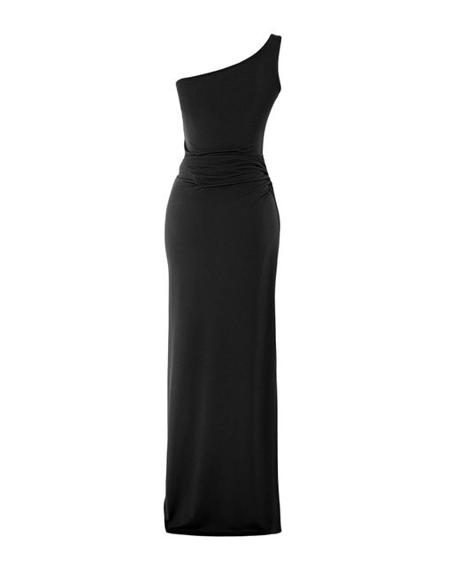 Trendyol Blue Schwarzes, Figurbetontes Accessoire, Detailliertes, Gestricktes Nachtkleid Für Damen